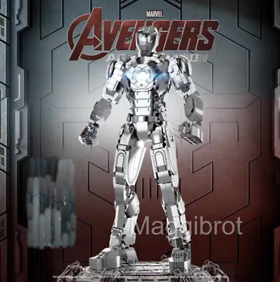 6016 IRON MAN Mechanical MK II Marvel Avengers Klemmbausteine Set 1168+ pcs