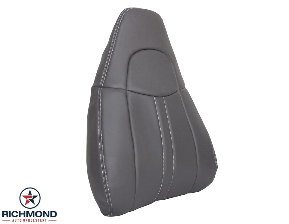 Виниловый чехол на сиденье суперпрочный со стороны водителя для Chevy Express Van 03–09 годов выпуска СЕРЫЙ - Изображение 2 из 4