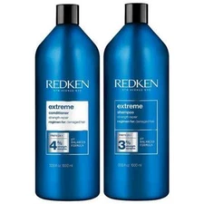 Redken New Extreme Shampoo and Conditioner 1 Liter Duo Set