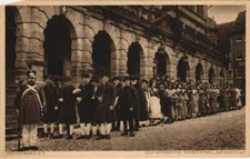 Old postcard postcard Rothenburg - historical sheep dance GERMANY (1074819)