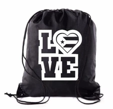Love Puerto Rico Flag Unisex Cinch Bag Free Shipping Rican Boricua