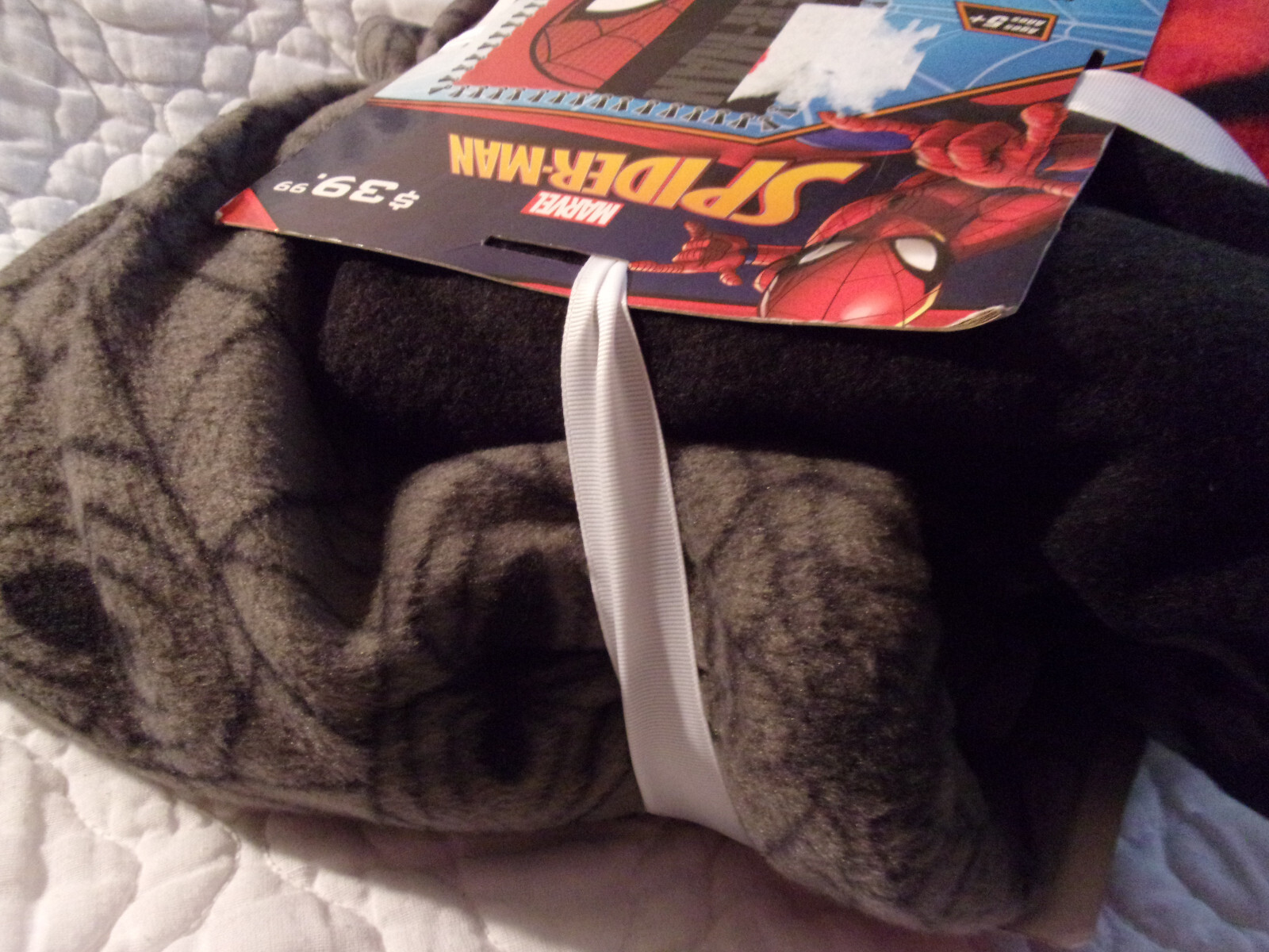 MARVEL SPIDERMAN NO SEW THROW FLEECE BLANKET KIT 60" " POLYESTER for