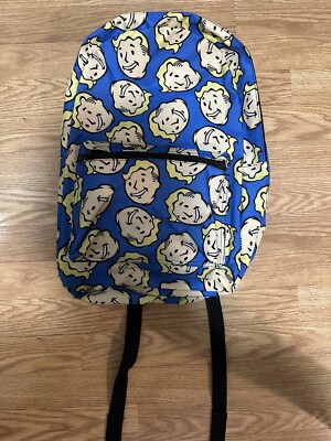 Fallout 4 Game Bethesda Vault Boy Toss Heads Backpack All Over Print Bioworld