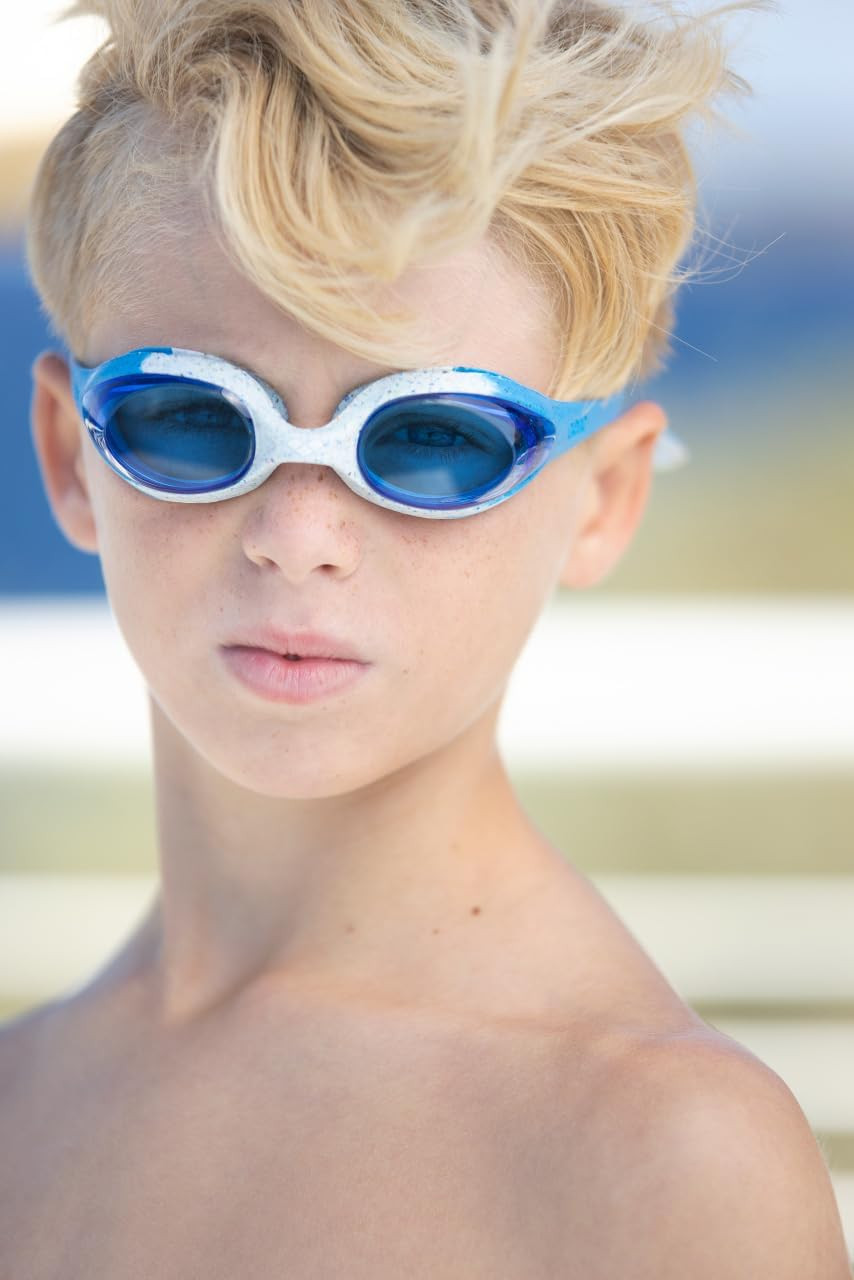 Unisex Youth Spider Junior Swim Goggles Girls and Boys Ages 6 to 12 Fogless Lens