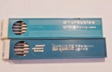 Berol Turquoise Eagle Drawing Leads-2 Boxes of 12 Leads- 3H  2375