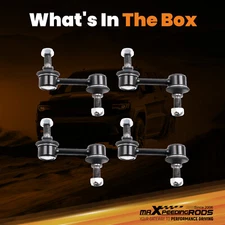 4pc Front & Rear Sway Bar End Links for Chevy Corvette C5 C6 1997-2013