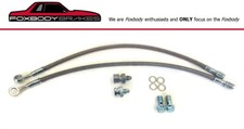 1985-1993 Front Mustang Hose Kit For Cobra Brake Conversion