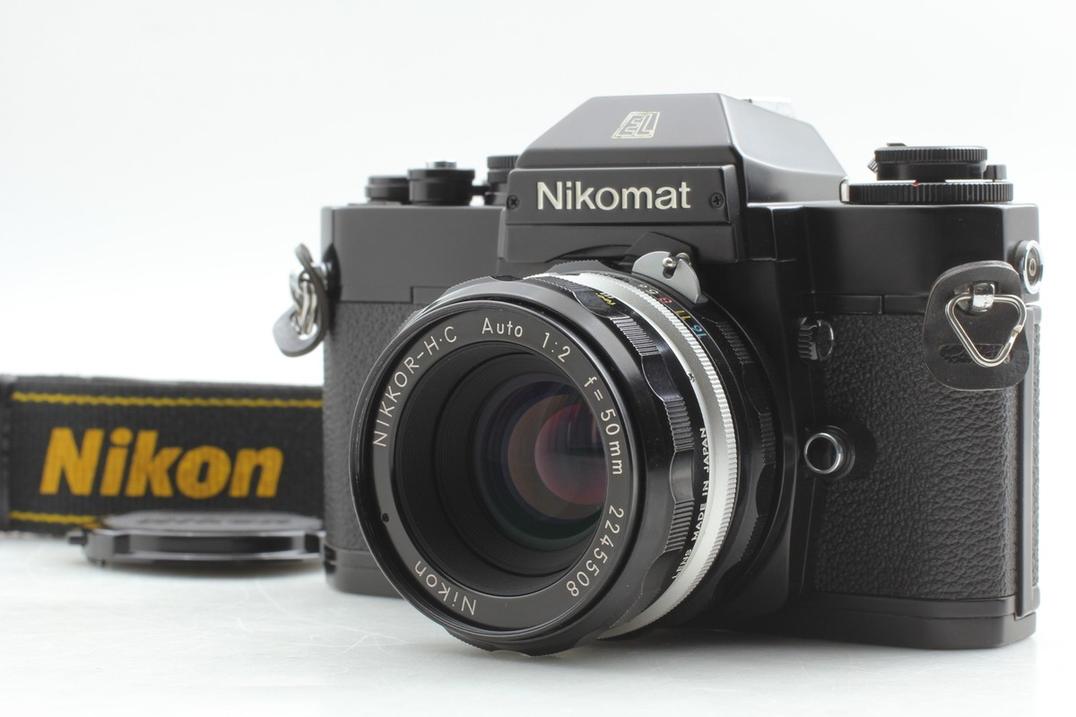 動作確認済 Nikomat EL NIKKOR-H.C 50mmレンズ Nikon Nikomat EL + 非Ai NIKKOR 50mm F2 - 三葉堂寫眞機店