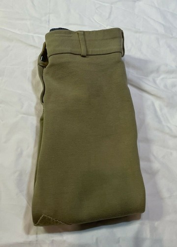 Gutos Horse Riding Equestrian Breeches Khaki Inner Patches Women's Size S GC - Picture 10 of 11