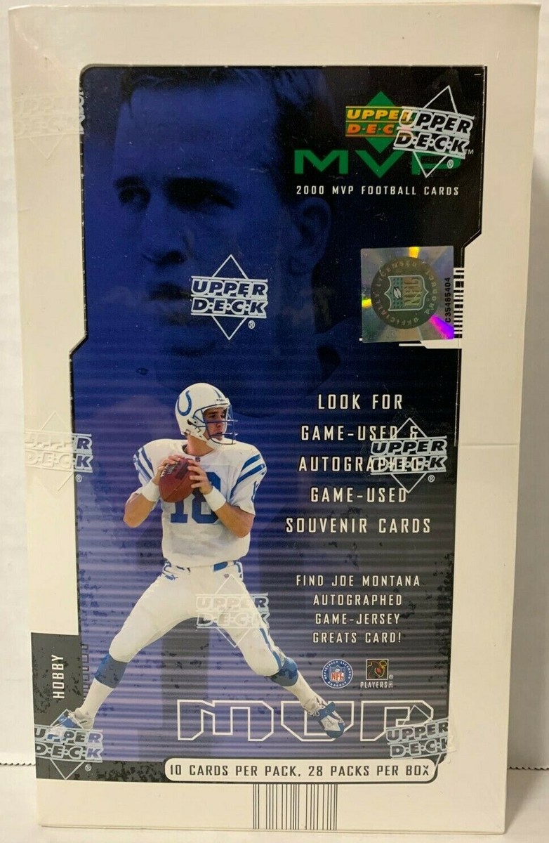 2000 UPPER DECK MVP NFL FOOTBALL HOBBY BOX 28 PACKS BRIAN URLACHER