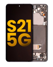 OLED Assembly W/ Frame For Samsung Galaxy S21 5G Phantom Gray