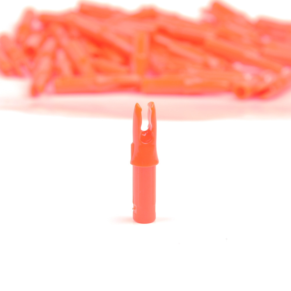50Pcs NERO IN PLASTICA FRECCIA Nocks per fai da te FRECCE Shaft