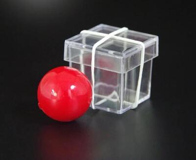 Mysteriöse Kugel Geh in die Kristallkiste Illusion Zaubertrick Requisite Spielzeug für Kinder