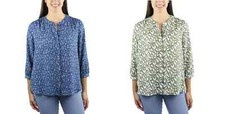 Jachs Girlfriend Ladies' 3/4 Sleeve Blouse