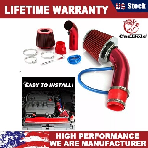 Cold Air Intake Filter Induction Kit Pipe Power Flow Hose System