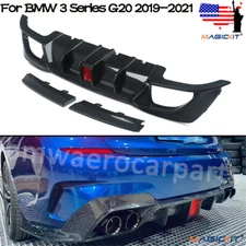 F1 Style Rear Diffuser Lip Fits For 2019-2021 BMW 3 Series G20 Sport 330i M340i