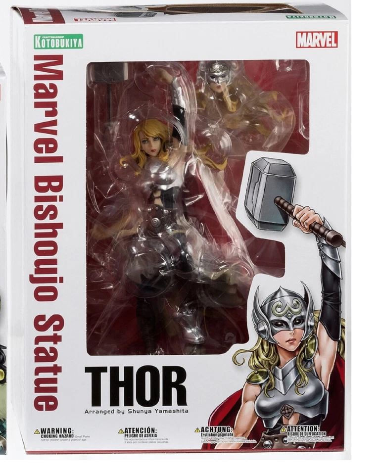 MARVEL: Thor Bishoujo Statue Figure Jane Foster SEALED KOTOBUKIYA Figurine PVC - Image 2 of 4