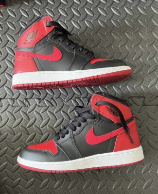 Air Jordan 1 High OG Banned 2016 GS Size 6Y - Air Jordan 1 Retro OG High GS Banned Bred 2016 | eBay main image 3