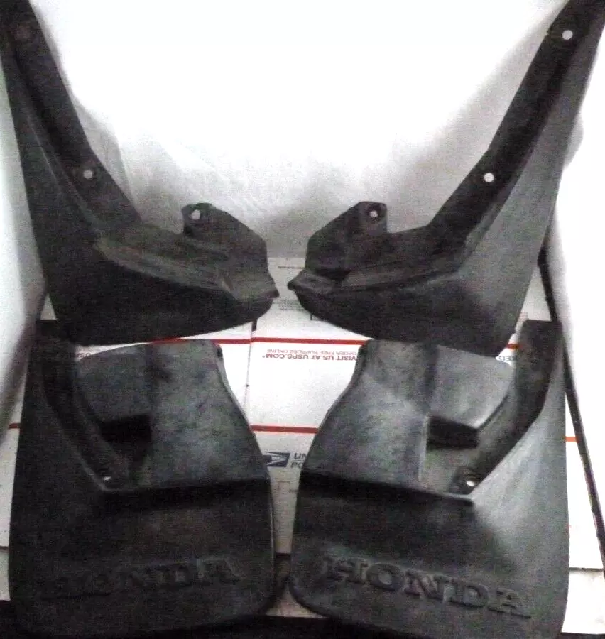 Full Set OEM 84 85 1st Gen Honda CRX Mud Flaps Splash Guards Front