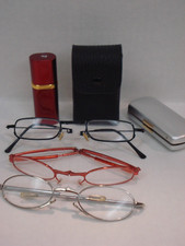 Folding Reading Eye Glasses with Cases---lot of 3