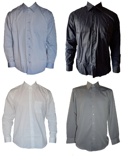 James & Nicholson Herren Business Hemd Langarm – Klassisch, Easy-Care, 11 Farben, OEKO-TEX Zertifiziert