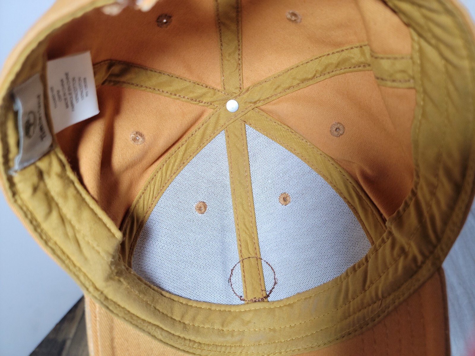 TIMBERLAND Ball Cap Hat Leather Patch Original Ad… - image 8