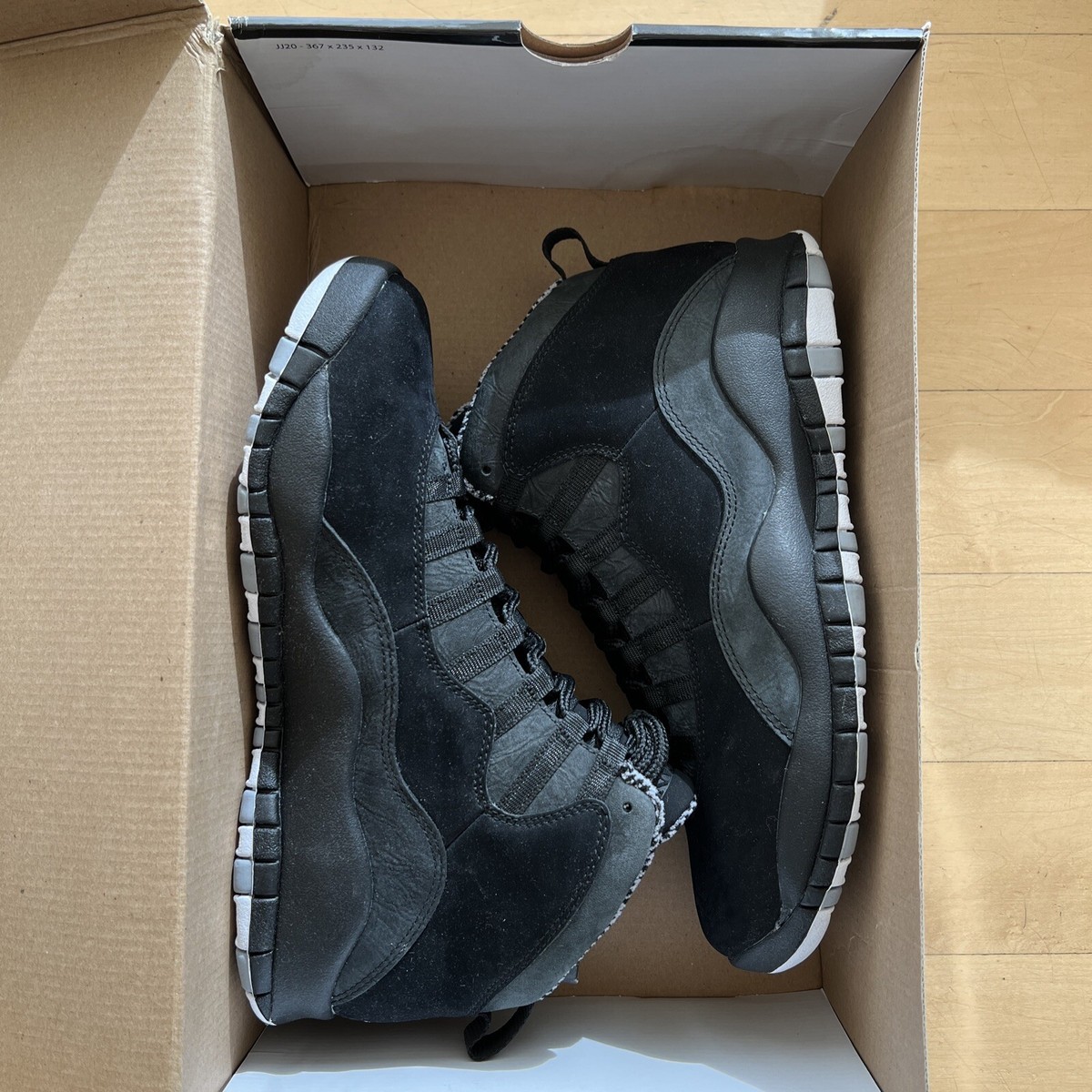 NikeAirJordan10 Retro 'Stealth' ナイキ27.5 Nike Air Jordan 10 X Retro Stealth Black Size 9.5 Sneakers