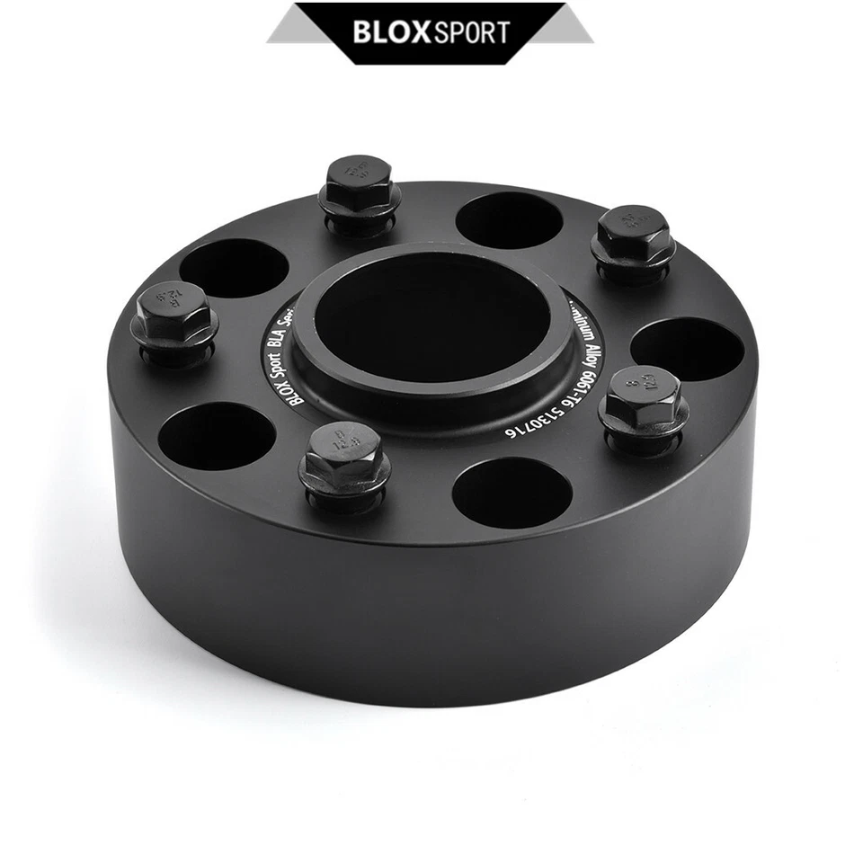 1 par de espaciadores de rueda negros de 50 mm 2" para Porsche Cayenne, Boxster 2016+ 5x130 CB71,6 Foto 3 de 4