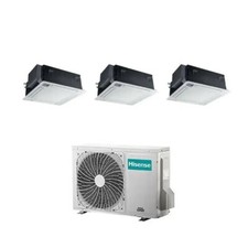 Condizionatore Inverter Cassetta 4 Vie Hisense Trial 9000+9000+9000 Btu A++ R32