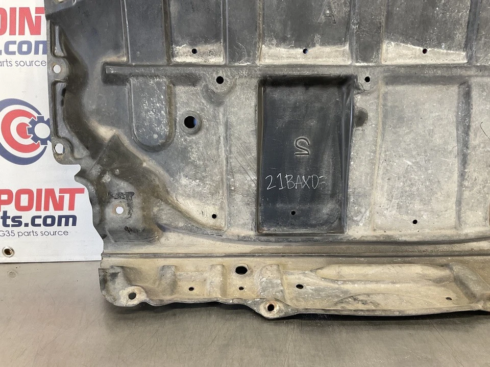 2008 Infiniti G37 Lower Engine Splash Guard Skid Plate 75892 OEM 21BAXD3 - Image 4 of 4