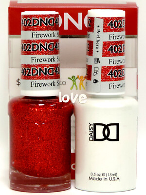 DND Daisy Gel Polish Soak Off 0.5fl.oz LED/UV Duo DND402- Firework Star