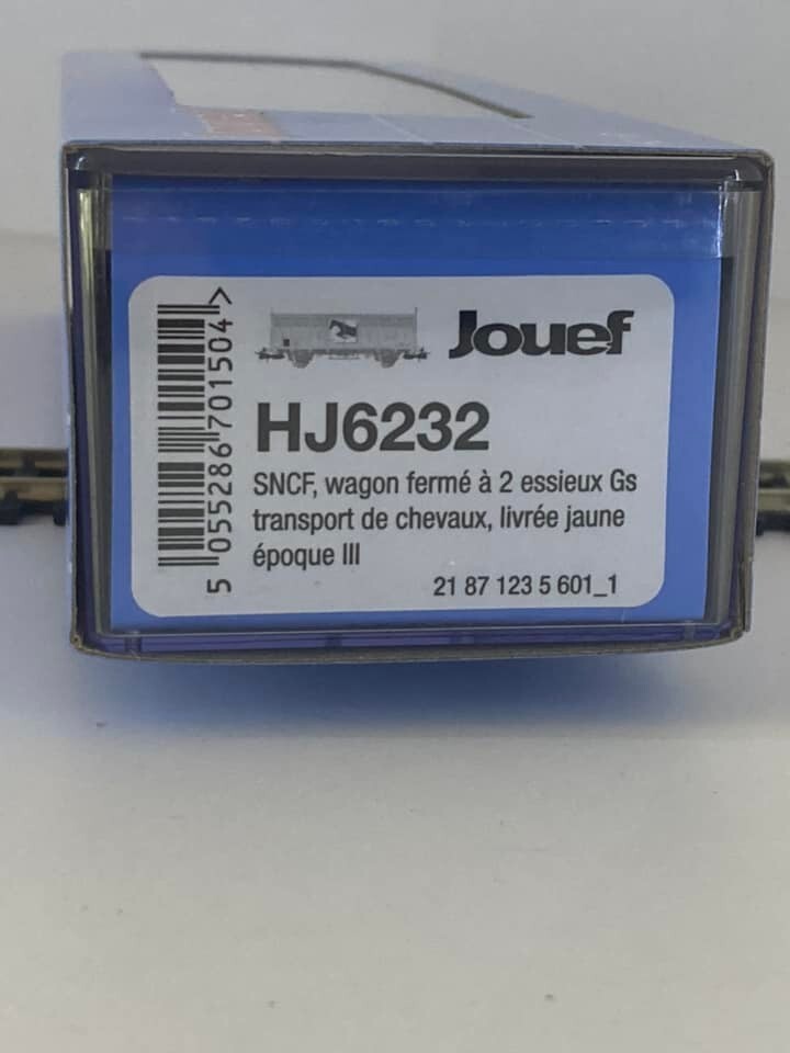 HO] : Wagon bâché à 4 essieux type Rils « FRET », livrée orange, SNCF