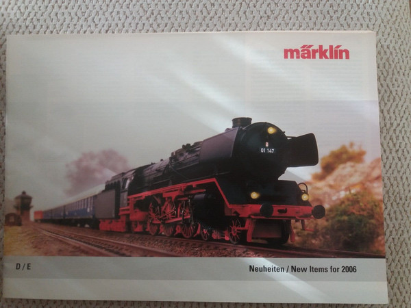 Folleto Märklin de novedades 2006, Neuheiten 2006,  Aleman e Ingles,  D/E