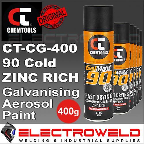 CHEMTOOLS GALMAX 90 Cold Galvanizing Spray Can Zinc Guard Metal Primer  CT-CG-400