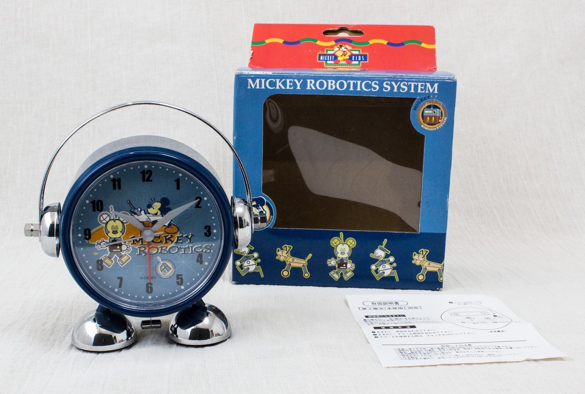 Disney Mickey Robotics System Alarm Clock 2001 Time Concepts