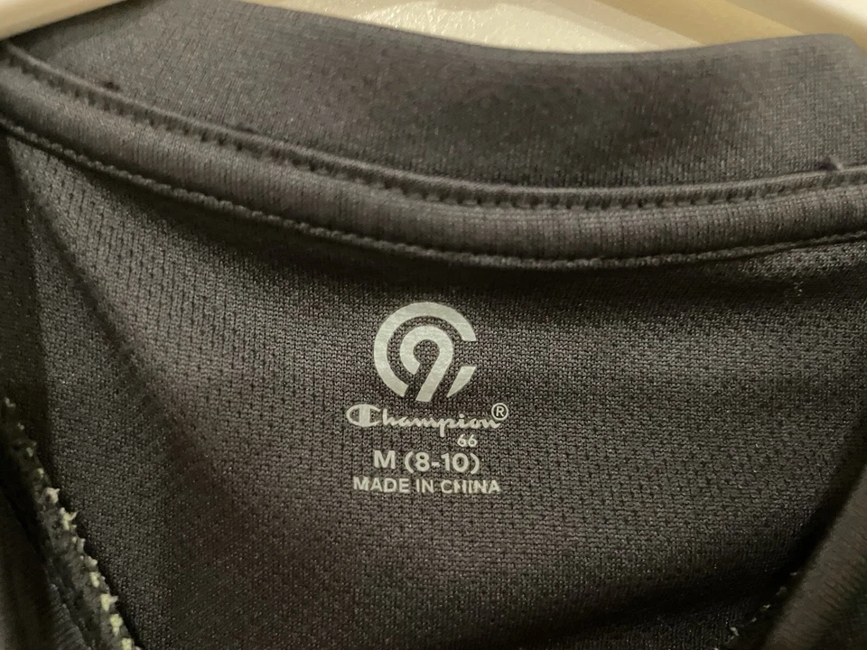 C9 Champion Kids Boys 100% Polyester Sleeveless Crew Neck Tank Top Green Gray M - Image 2 of 3