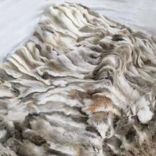 New Luxury Real genuine rabbit Fur blanket Carpet Patchwork custom any size