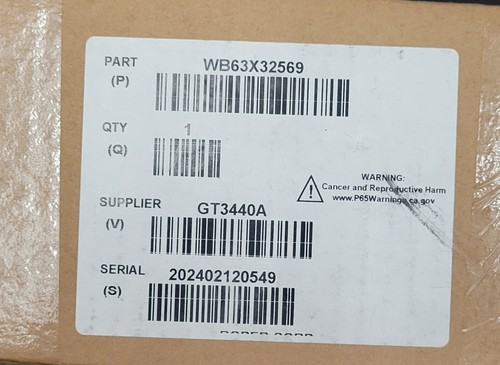 WB63X32569 GE Oven Door Liner Assembly Genuine OEM part - Picture 2 of 2