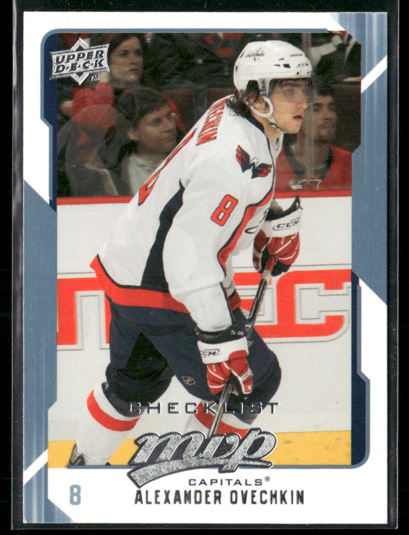 2008-09 Upper Deck MVP Alexander Ovechkin #300 Washington Capitals