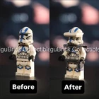 for LEGO Star Wars 501st ARC Trooper Custom Cloth Upgrade Kit (Kama + Pauldron)