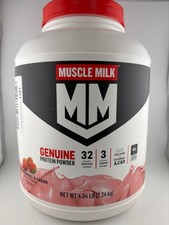 Muscle Milk Genuine Protein Powder, Strawberries 