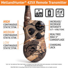 SportDOG WetlandHunter 425X Dog Training Collar - Camouflage SD-425XCAMO 