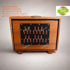 New Indian Professional 26 Notes, Sur Peti, Shruti Box Multi Bellow TeakWood
