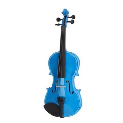 New 4/4 Size Acoustic Violin with Case Bow Rosin Basswood Gift Dark Blue 2026