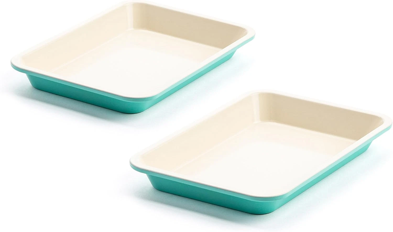13" X 9" Quarter Sheet Baking Pans, 2 Piece Bakeware Set, Pfas-Free Ceramic Nons