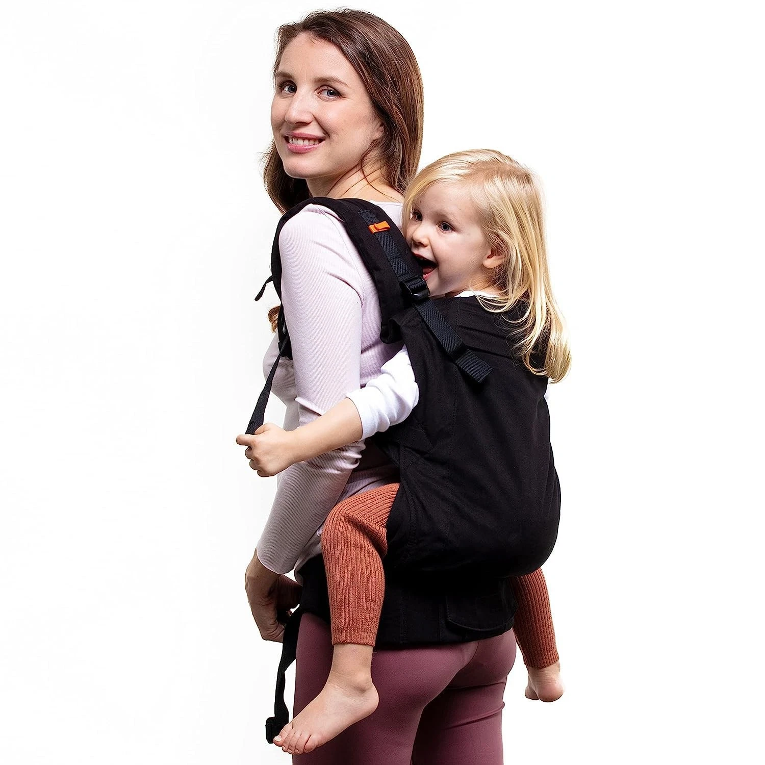 Carrier with Extra Wide Seat, 100% Cotton - Front-Carry & Backpack Style - Li...