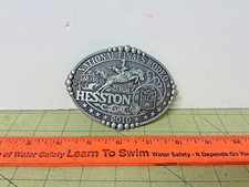 HESSTON 2010 National Finals Rodeo NFR Wrangler adult belt buckle