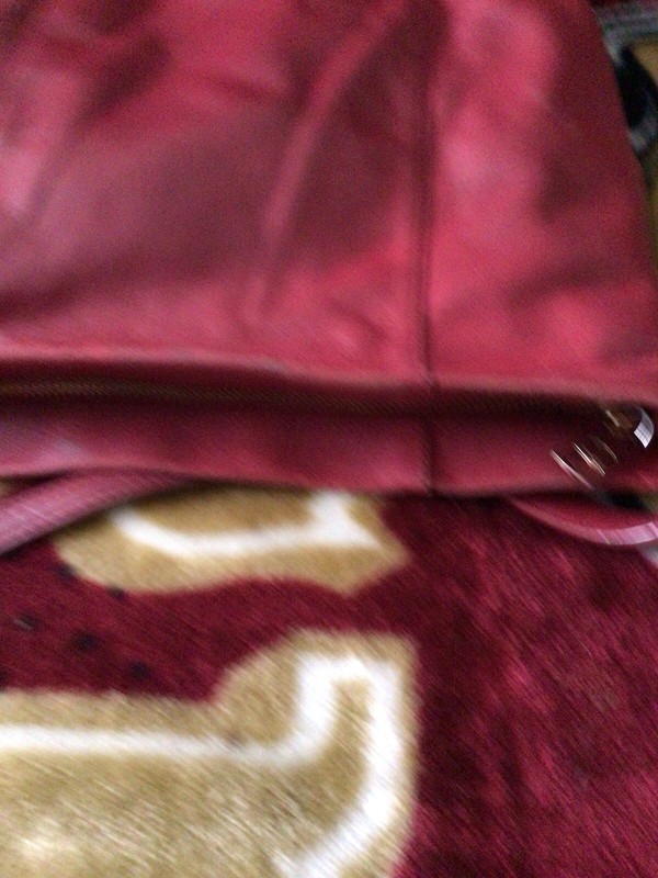 Coach Red Leather Medium Shoulder Bag Isabella Handbag Tote Purse Vintage Style