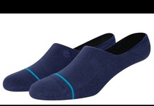 Stance Icon, No Show Socks, Dark Navy, Mens Size Med 6 - 8.5