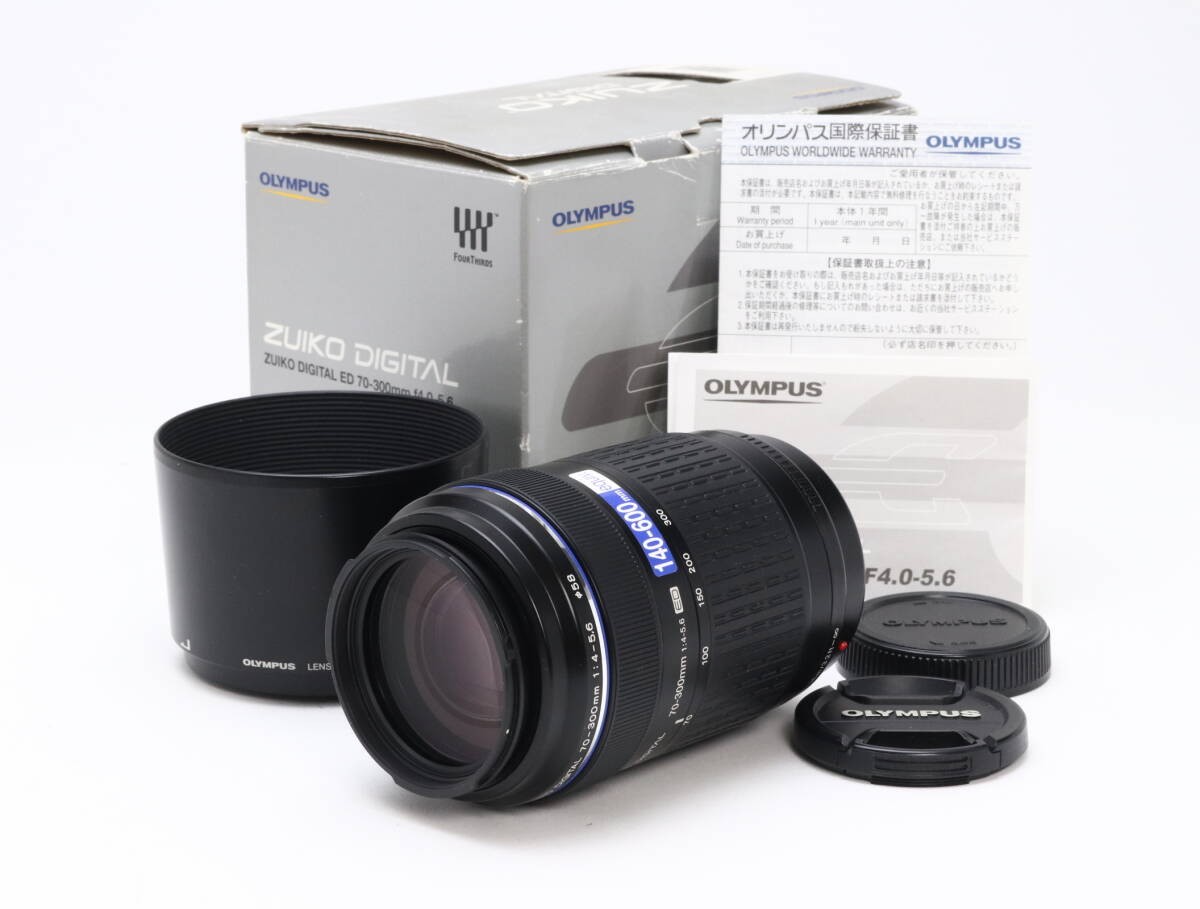 Unused in Box] OLYMPUS ZUIKO DIGITAL ED 70-300mm F/4-5.6 Lens Four